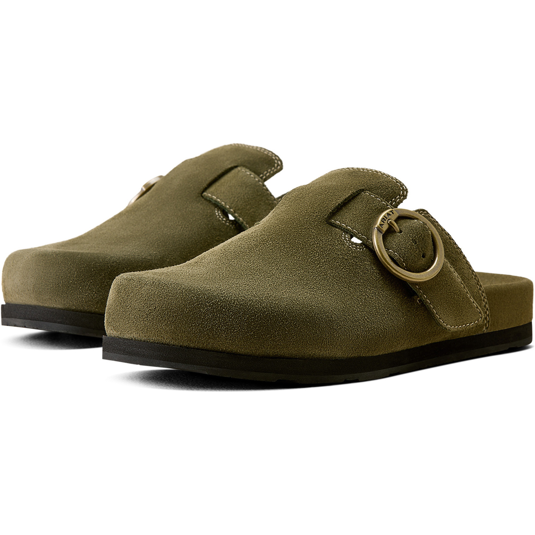 2026 Ariat Womens Country Mule 10080469 - Olive Suede